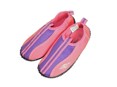 Stingray Kinder UV Wasserschuhe Schwimmschuh Strandschuh Badeschuh Pink/Lila 28
