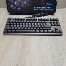 Deck 87 Francium Pro Gaming Keyboard Brown Cherry Mx Key Mechanical USB Light Up 3