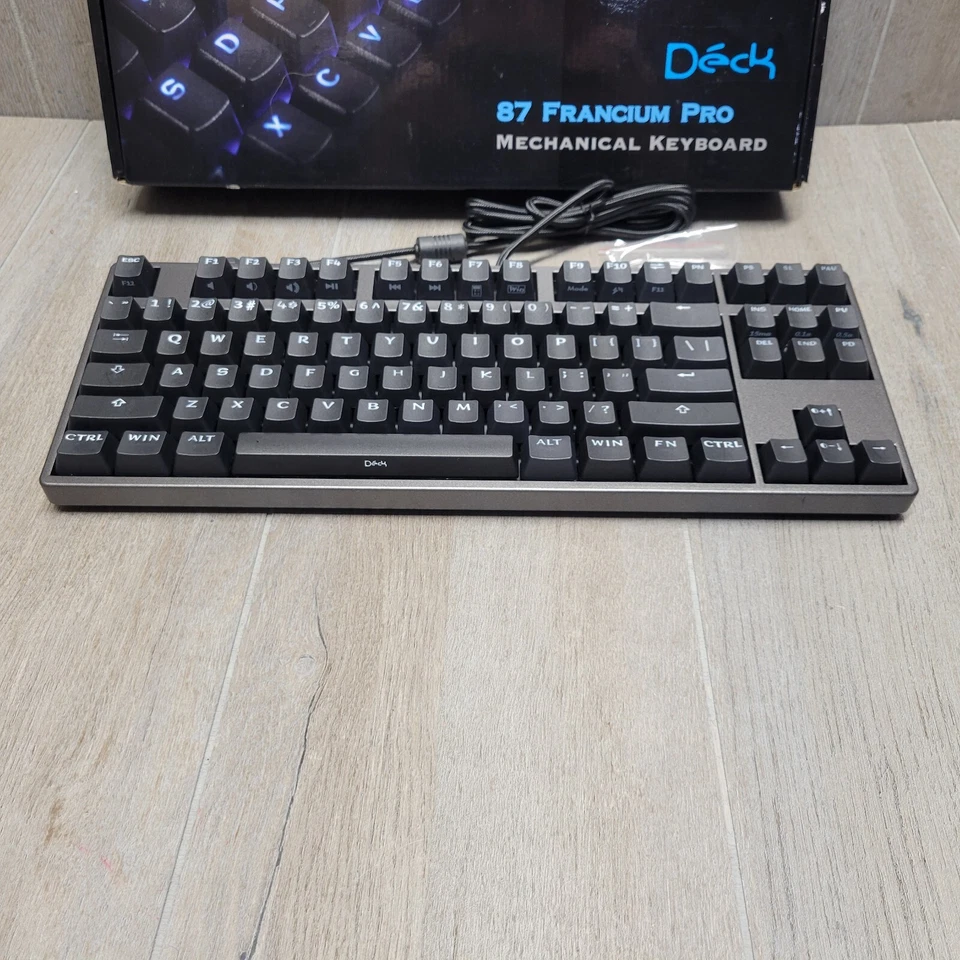 Deck 87 Francium Pro Gaming Keyboard Brown Cherry Mx Key Mechanical USB Light Up - Image 3 of 4