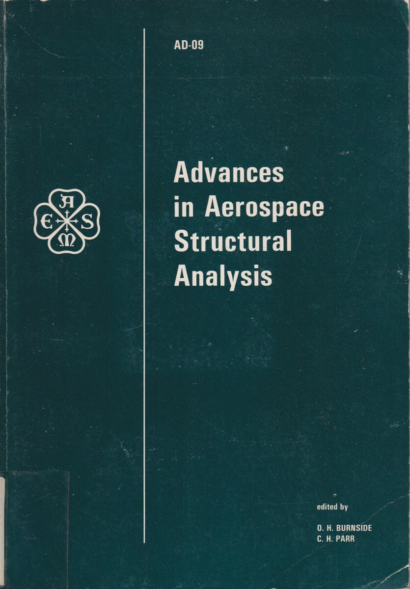 Advances In Aerospace Structural Analysis Ad-09 By Burnside, O. H. | eBay