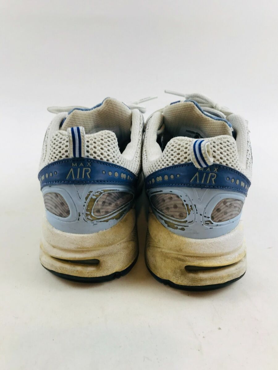 Nike Air Max Moto 4 Sneakers Shoes Size 9 Blue White Lace Up Nike Air Max Moto 4 Sneakers Shoes Size 9 Blue White Lace Up