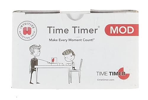 60 Minute Visual Countdown Timer in Charcoal Gray for Time Management - Picture 15 of 16