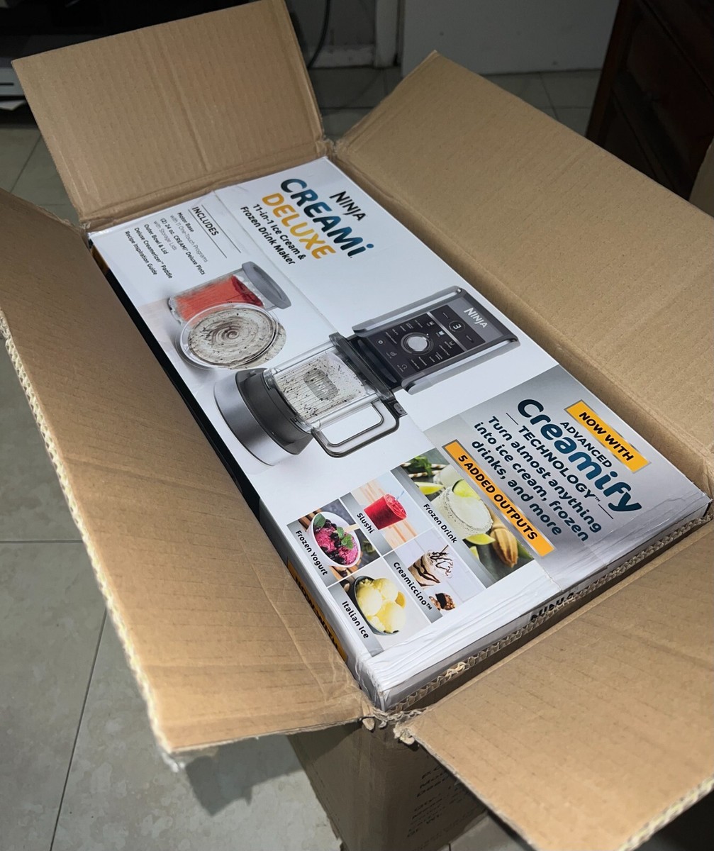 New 11-1 Ninja CREAMi Deluxe Ice Cream and Frozen Treat Maker | eBay