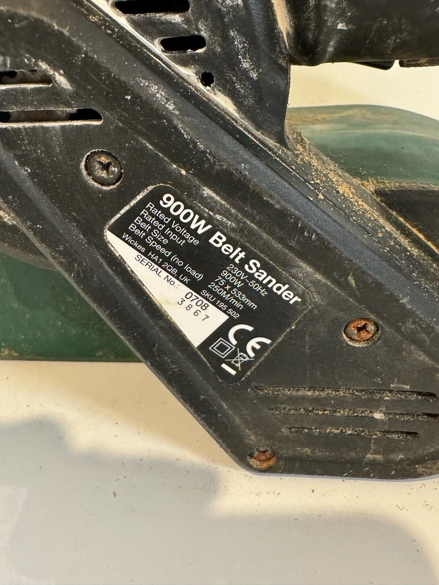 Wickes belt sander outlet