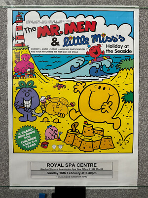 2003 Mr Men and Little Miss' Holiday at the Seaside Theater Poster - Leamington