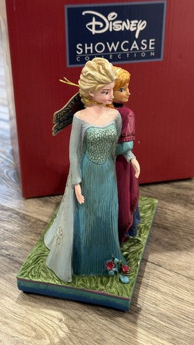 Neu Walt Disney Jim Shore Showcase Anna Elsa Sisters Forever Frozen spielt Musik - Bild 4 von 7