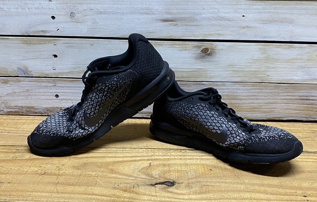 nike air max sequent 2 black mens