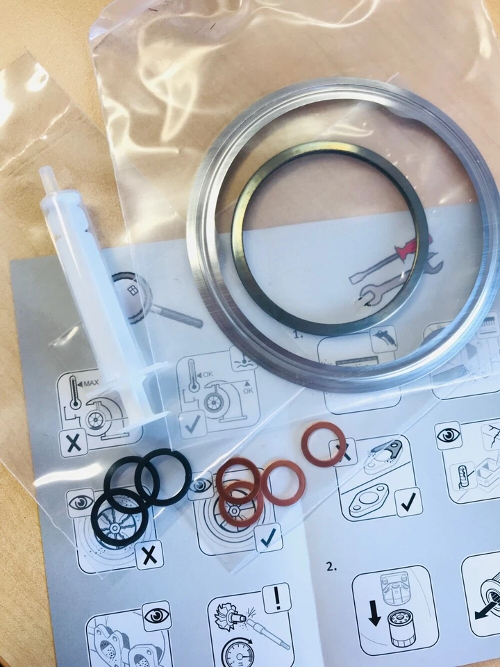 Turboladerdichtungen Montagesatz ELRING 727.471 für BMW 3 5 7 X3 X5 M57N Turbo - Bild 4 von 4