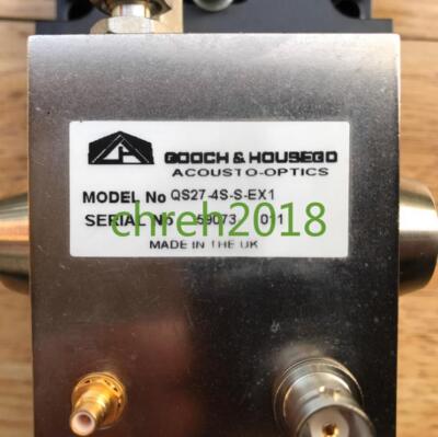 1 PCS GOOCH&HOUSEGO ACOUSTO-OPTICS Laser Q-switch QS27-4S-S-EX1