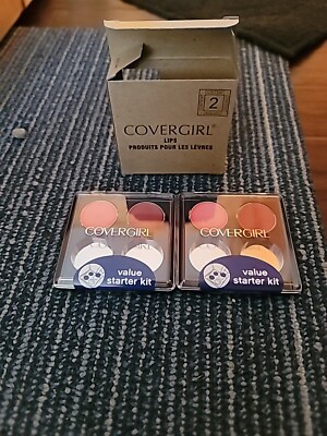 PACK OF 2 Covergirl Starter Kit - Magnetic Color Pots Rose Quartz Vintage Wine