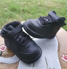 Nike Air Force 1 Mid "BLACK" BRAND NEW Toddler 3C