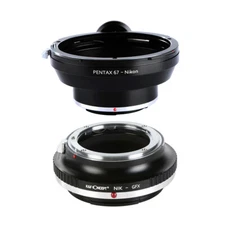 K&F Concept adapter for Pentax 67 Mount Lens to Fuji GFX Medium Format Camera