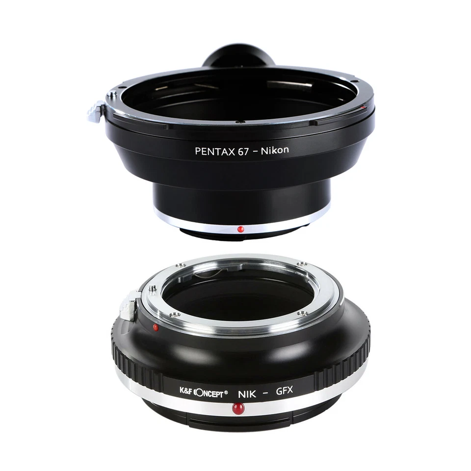 K&F Concept adapter for Pentax 67 Mount Lens to Fuji GFX Medium Format Camera