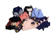 Lot Of 6 Pieces Baby Girl Toddler Fall Osh Kosh Cat  Jack More Shirts 3T