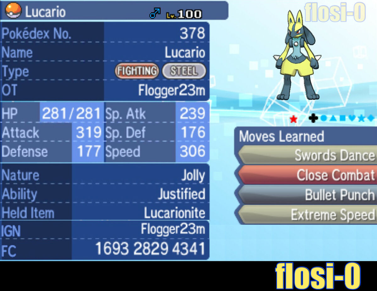 Pokemon Shiny Mega Lucario 2