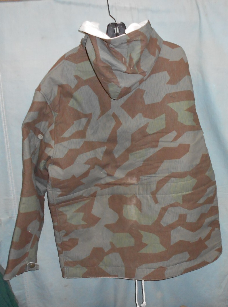 Mil-Tec German Splinter Pattern White Reversible Heavy Winter Parka Large NEW