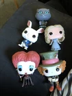 Disney Alice in Wonderland Funko Pops loose Mad Hatter Cheshire Queen Rabbit