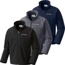 columbia mountain village hooded softshell