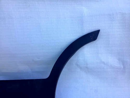2013-2018 Hyundai Santa Fe Sport rear left door molding OEM - Picture 3 of 12