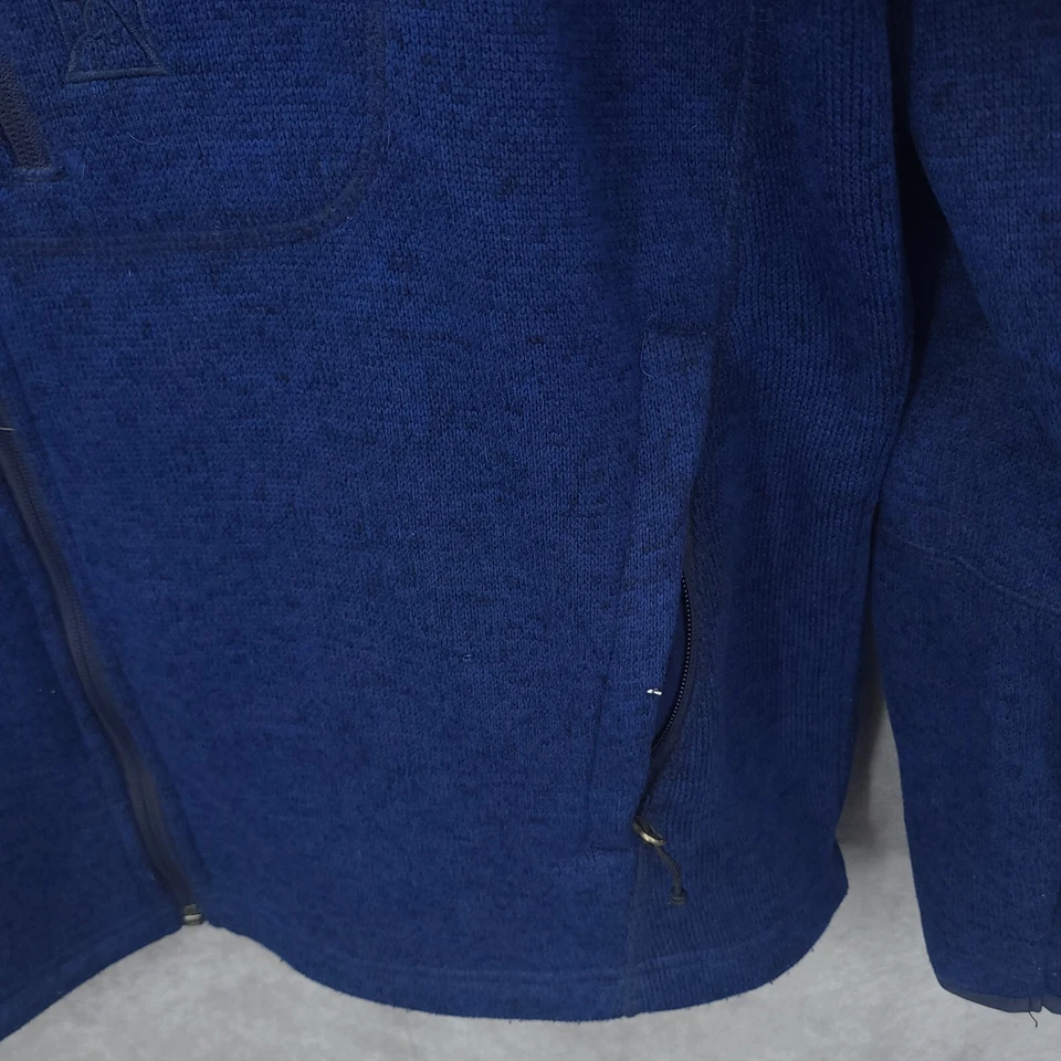 Avalance Jacket Mens 2XL Blue Full Zip Pockets Fleece Outdoors Fleece Thermal - Image 2 of 4