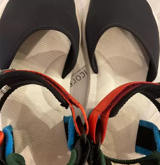 TOGA SUICOKE Collaboration Tabi Sandals US6 EU37 24cm Used eBay