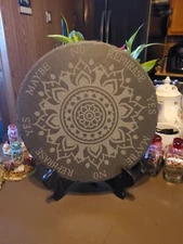 Pendulum Board Slate, Dowsing Board, Mystical, Wicca, Pagan