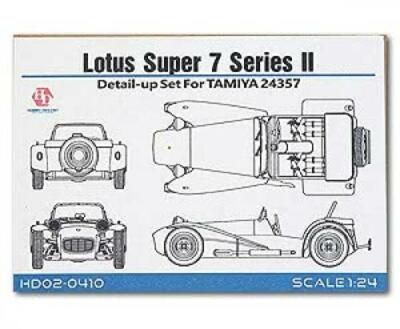 HOBBY DESIGN 1/24 Lotus Super 7 Detail Up Kit for Tamiya from Japan 5365