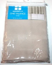 Essential Home One Solid Sand Valance 60 x 16 in.