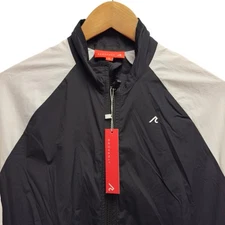 Redvanly NEW Men's S Black Zip Clemon Nylon Windbreaker Lightweight Golf Jacket