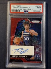 2024 Prizm Rookie Sig Choice Terrence Shannon JR RC Minnesota PSA 9 MINT