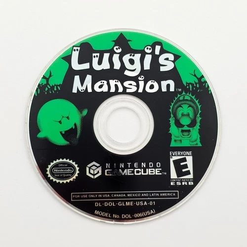 Luigi's Mansion Nintendo GameCube Authentic Tested Disc Only