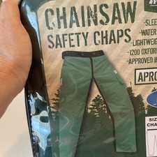 Forester Chain Saw Safety Chaps Apron Style Long Length Water And Oil Resistant