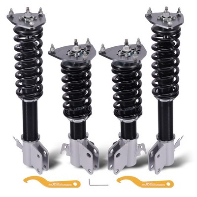 24 Level Adjustable Damper Coilovers For Subaru Impreza WRX 02-07 Forester 03-08