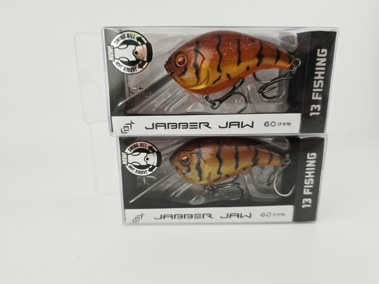 Free Shipping! 2x Jabber Jaw 60 Lot in Diamond Craw! 13 Fishing (Discontinued)