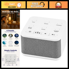 Sleep Sound Machine - White Noise Device for Kids Babies - Rain Nature Sound