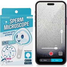 Single-Use Sperm Observation Kit for Men  At-Home Fertility Test  Easy-to-U...