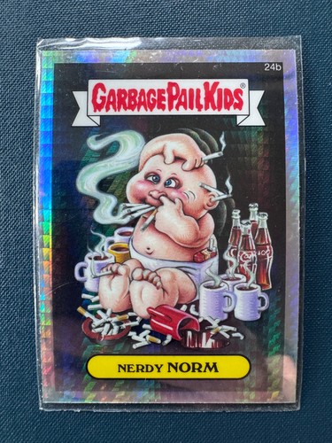 Nerdy NORM [Gold] #24b 2013 Garbage Pail Kids Chrome card