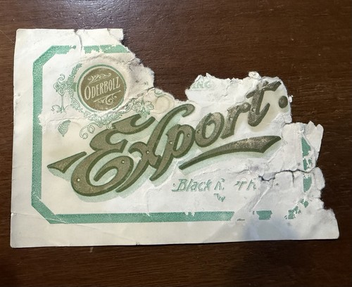 Oderbolz Export Beer Pre Pro Label- Black River Falls, WI