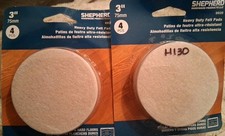 8 Shepherd 3" Self Adhesive Heavy Duty Felt Pads