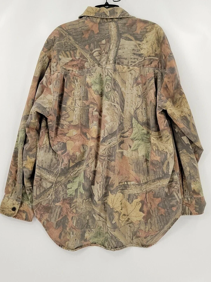 Liberty Mens Camo With  Long Sleeve Button Down Collared Pocket Shirt - Image 2 of 4