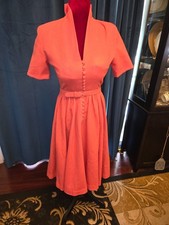Lucille Ball Owned & Worn 1950's Wool Dress W/Matching Belt Sydney Guilaroff