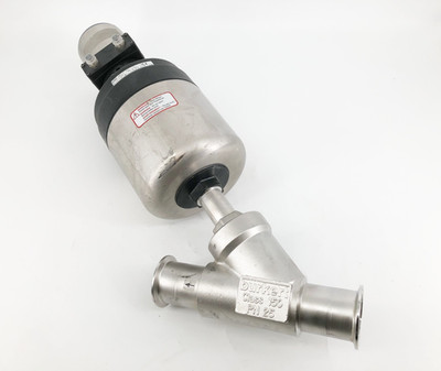 New Burkert 2300 A SS Kvs53 Angle Seat Valve w/ 8692-E2-..-L PU02 - No Box