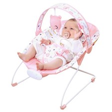 Portable Baby Bouncer Seat with 8 Melodies, 3 Vibration Levels  Adjustable V...