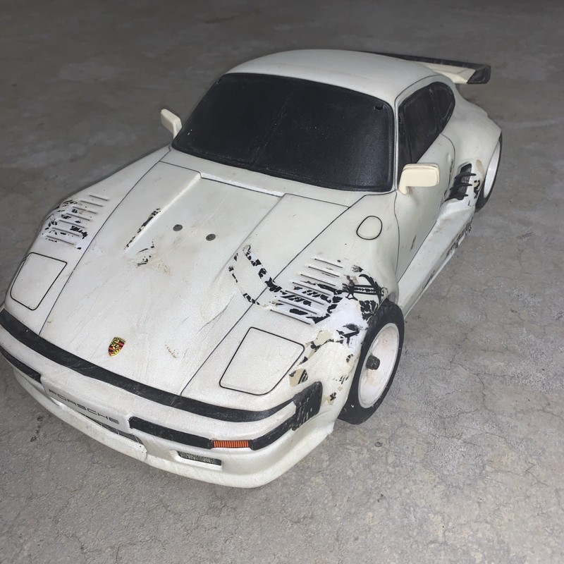 Vintage rc car  kyosho rc Car Porsche  Rebuild Rare Collector Porsche
