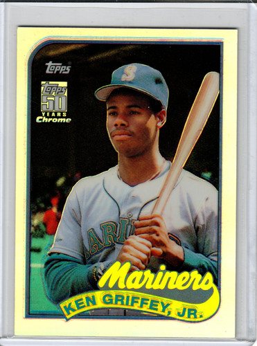 Ken Griffey Jr. [1989 Reprint Retrofractor] #T132 2001 Topps Chrome Traded card