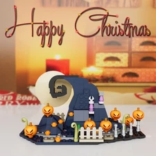 Compatible Pumpkin Haunted House for Christmas 167 Building Toys Kit