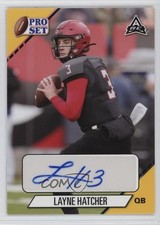 2021 Leaf Pro Set College Auto Gold Layne Hatcher #PS-LH1 Auto nd3