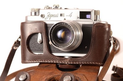 Serviced CLA Early Zorki Zorkiy 4 1959 Leica Film Camera Jupiter 8 2/50mm Lens