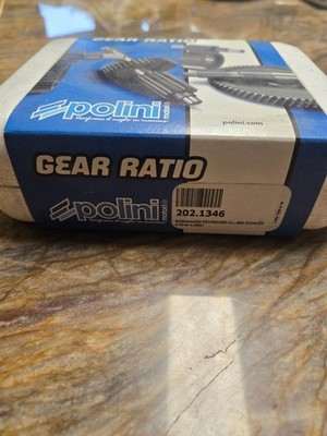 Secondary gear kit Polini 202.1346 15/42 Minarelli-Yamaha-Malaguti-Aprilia