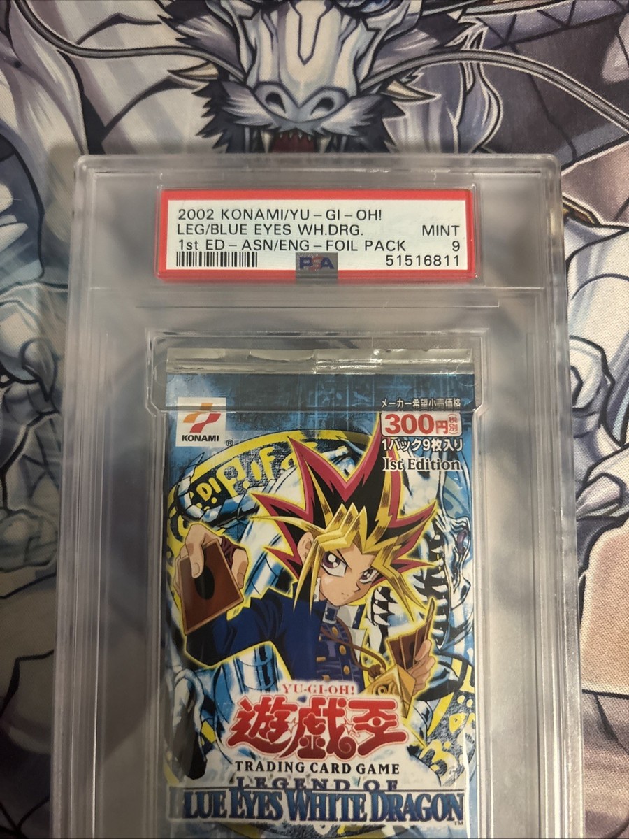 first edition blue eyes white dragon booster box Yugioh Legend of 1st WAVY just in time to celebrate the 25th anniversary of the card game Legend Of Blue-Eyes 1st Edition